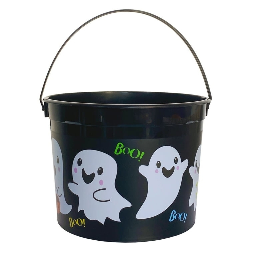 Mainstays Black Halloween Ghost Bucket